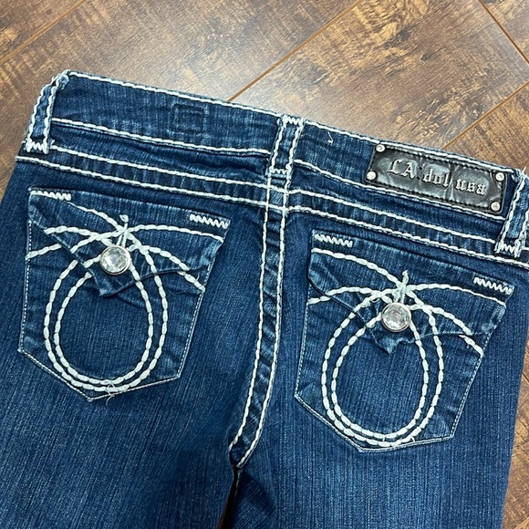LA IDOL Capris Jeans size 5 - Picture 6 of 7